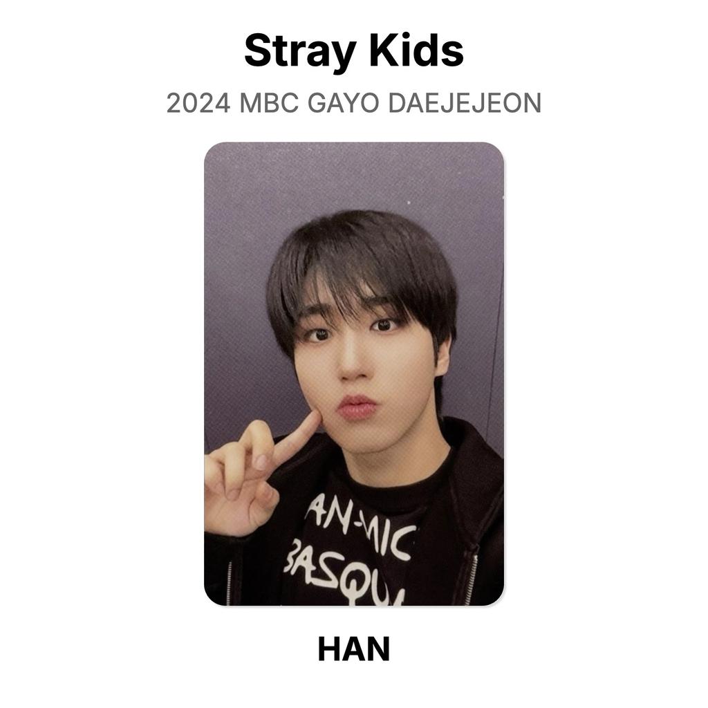 Stray Kids 2024 MBC GAYO DAEJEJEON Official Photocard