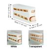 Large Capacity Double Layer Egg Storage Box Plastic Rolling Egg Holder  Egg Storage