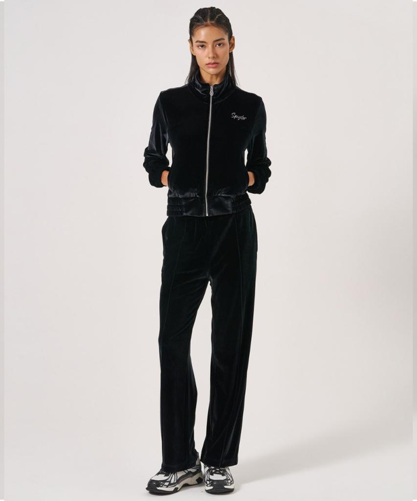 SPYDER Women'S Velour Training Pants Spkwcnfp353Wblk
