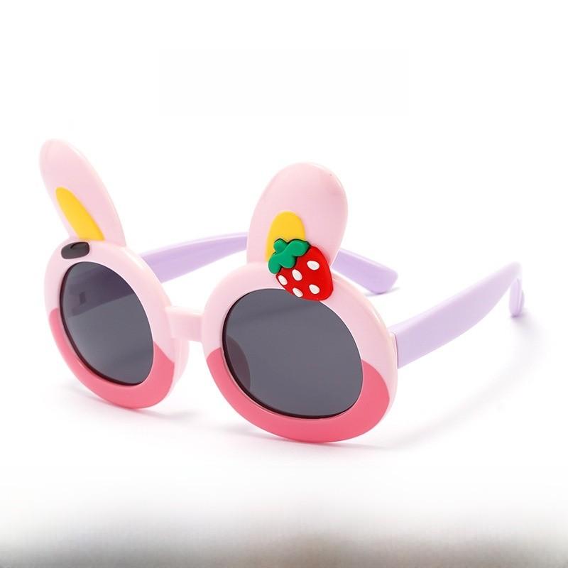 

Childrens Bunny Sun Glasses With Polarized Uv400 For Summer Outdoor Play Pink