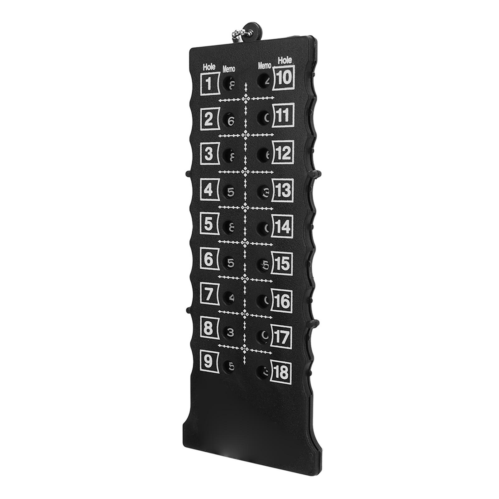 

Golf Scorer ABS Plastic Strip Type 18 Holes Accurate Intuitive Golf Stroke Counter Scoreboard for Competition