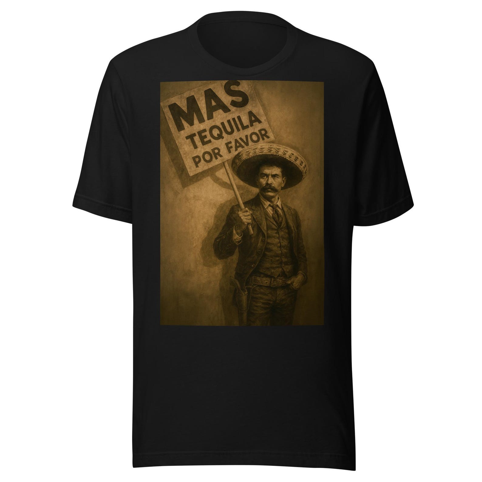 Emiliano Zapata Mas Tequila Por Favor Unisex t-shirt S