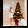Christmas Tree Stand Cover Plush Holiday Decoration With Bow Knot Soft Christmas Tree Bottom Skirt For Indoor Outdoor Tabletop