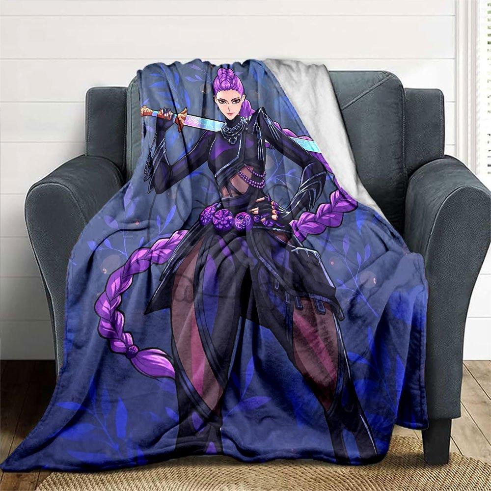 1 Stück Hunter x (25) Weiche Warme Decke für Zuhause, Büro, Reisen Ganzjahres Gemütliche Bettwäsche Geschenk, Büro Gemütliches AccessoireB2