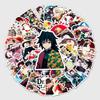 Demon Slayer Japanese Anime Graffiti Stickers: 50-Piece Set for DIY Skateboards & Luggage