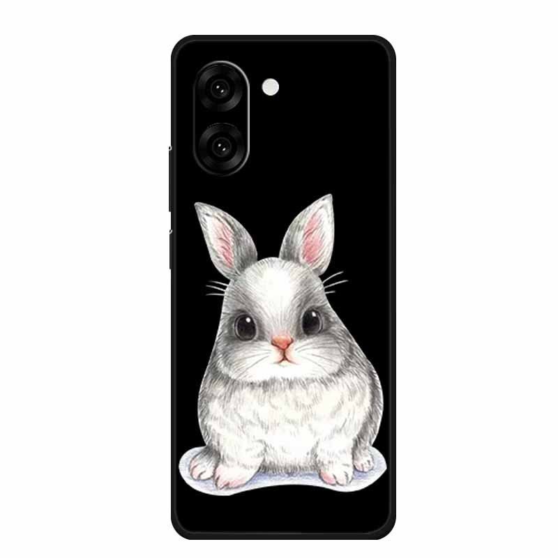 Black Silicone Case For OnePlus Nord CE5 Case One Plus Nord CE 5 Cartoon Cat Soft Back Cover For OnePlus Ace 5 Racing Phone Case