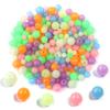 100Pcs/lot Luminous Round Acrylic Colorful 6/8/10mm Green Luminous Loose Spacer Beads For Jewelry Making DIY Bracelet Necklace