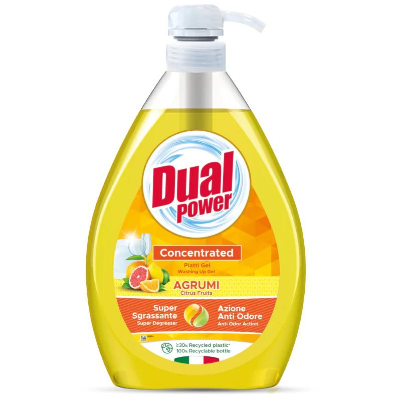 Płyn do naczyń concentrated piatti gel agrumi 1l - dual power