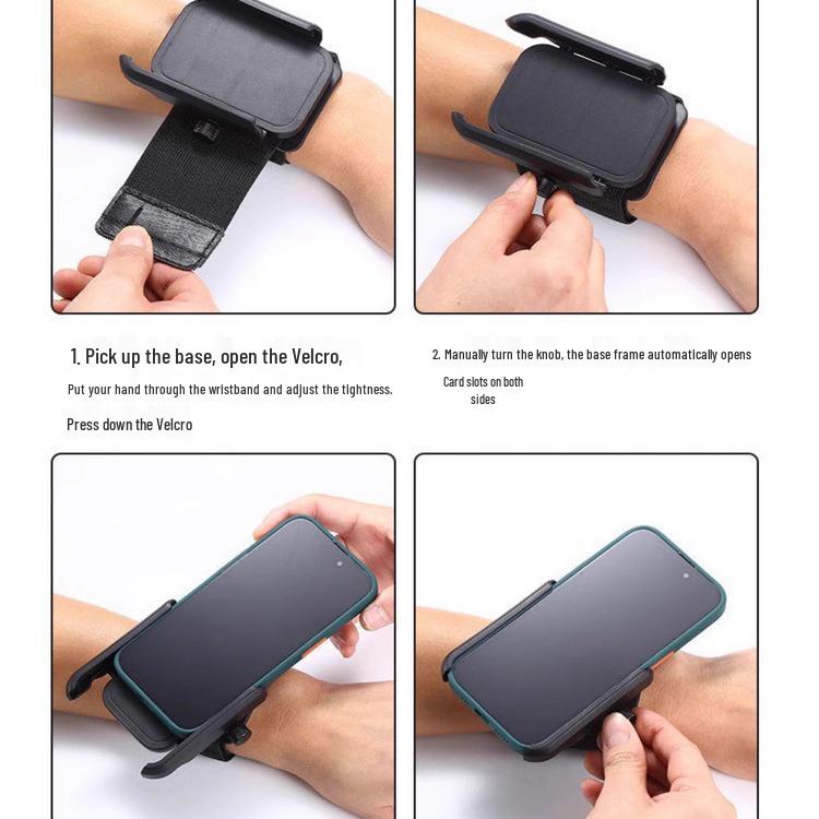2025 Fixed Wrist Phone Holder for Cycling & Streaming - Ideal for Navigation and Live Broadcasts