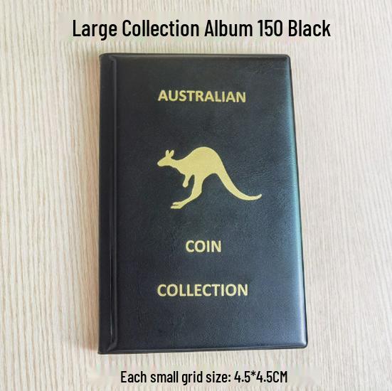 PVC Coin Album: Portable 10-Page, 24-Grid Storage for Coin Collection