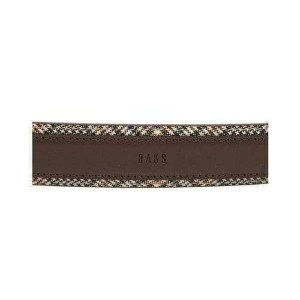 Daks Bison Belt Dark Brown Checkline Cowhide Belt Dbbe6f722bk