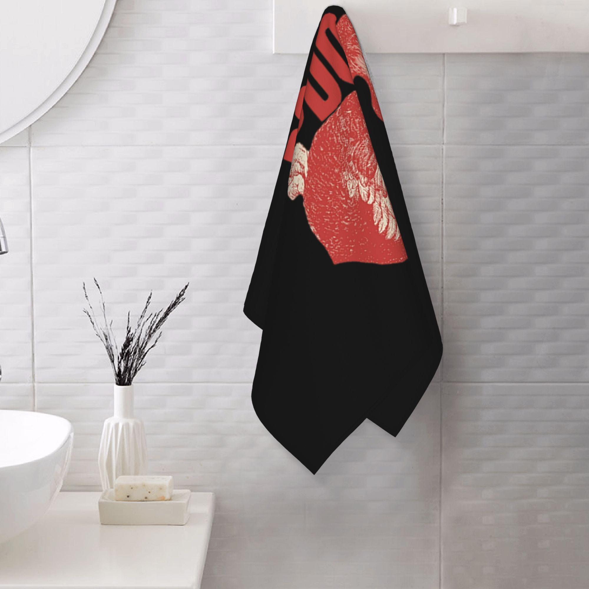 Creative Man White Dodo Bird Soft Face Towel Quick Dry Pool Bath Cotton Towels Absorbent Quick