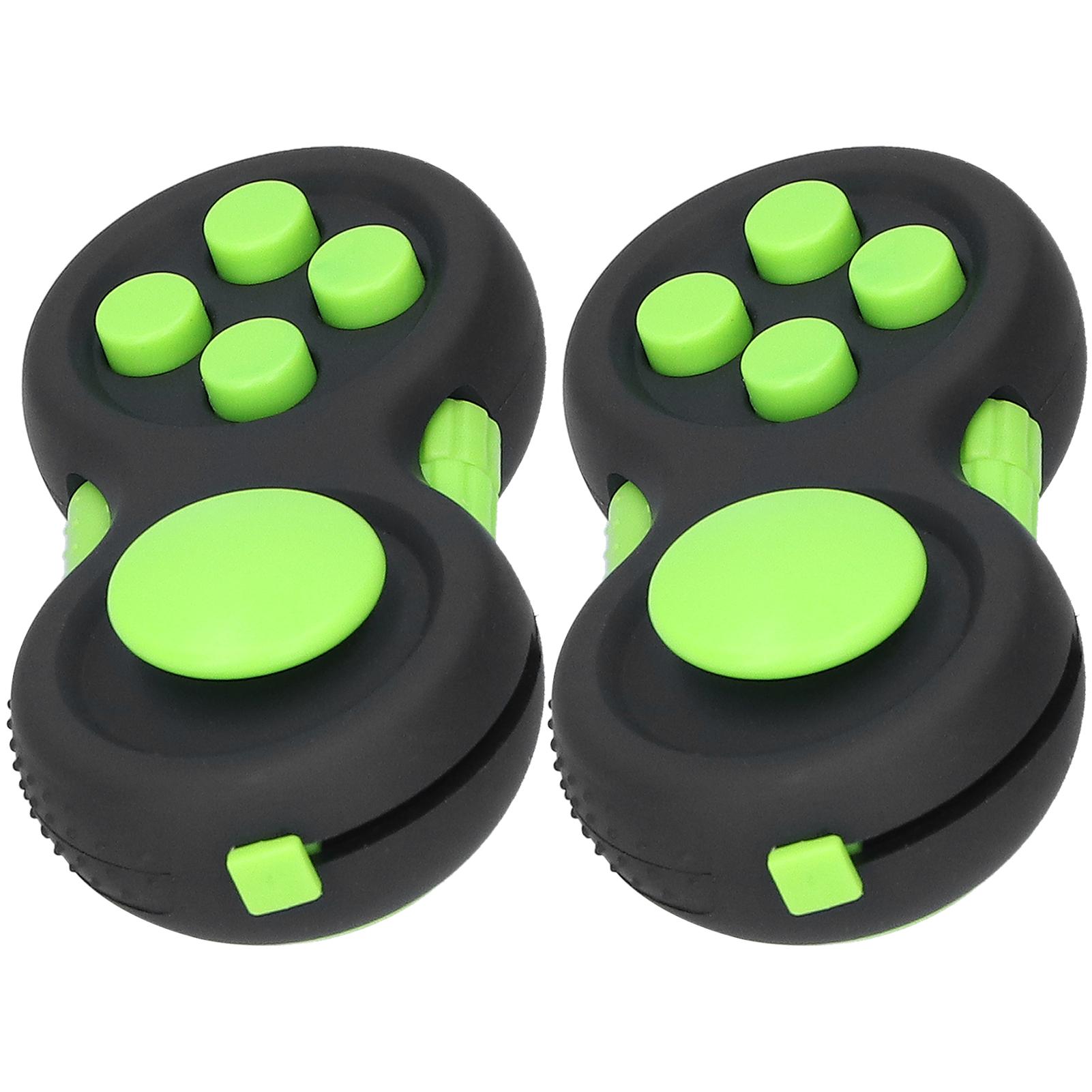 

2 шт. игрушка для снятия стресса и беспокойства, игрушка для пальцев, подарок для детей и взрослых(Черный зеленый