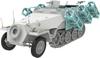 Modelos Boneco de Neve Escala Veículo Blindado de Transporte de Pessoal Alemão Sdkfz com Foguete Plástico SP358004 1/35 251/1D Suporte 28/32cm, Modelo, (Veículo militar)