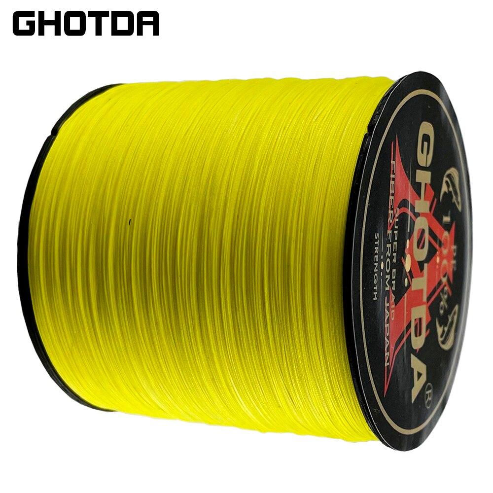 GHOTDA 12 Strand PE Braided Fishing Line 10-80LB 100M Multifilament Fishing Line Carp Fishing Saltwater