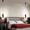Modern Creative LED Pendant Light For Home Indoor Decor Living Dining Room Bedroom Bedside Hanging Lamp Lustre Round Black Light