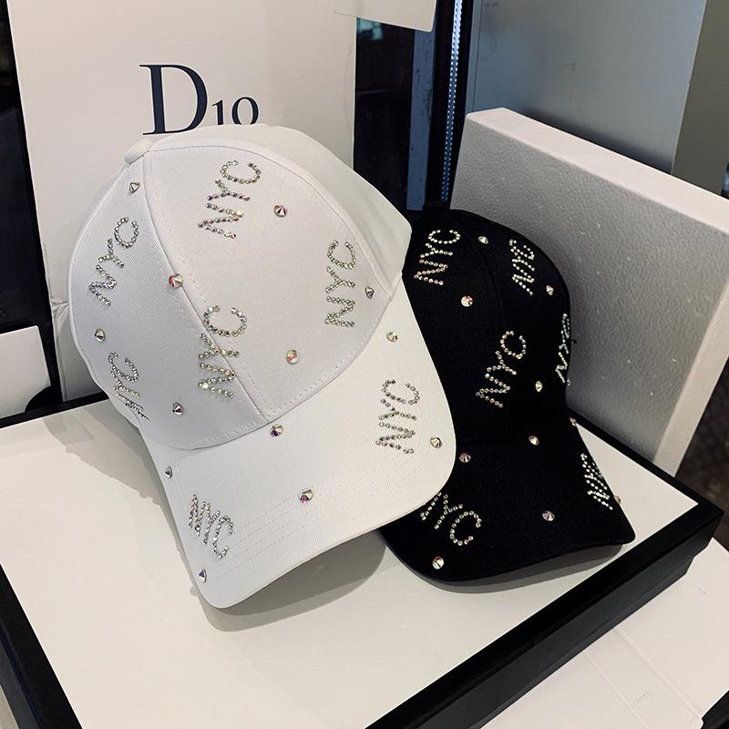 Women's Rhinestone Baseball Cap - Casual & Trendy Sun Hat
