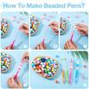 Craftdady 9 pcs Beadable Mechanical Pencil 9.5 mm Beadable Pencils Mini Mechanical Drawing Pencils for Writing Drawing Sketching DIY Crafting