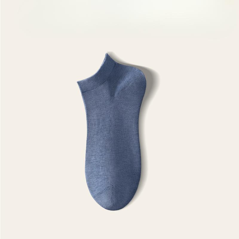 Men's Spring and Summer Cotton Invisible Antiodor Antiskid Antibacterial Anti Pilling Short Boat Socks