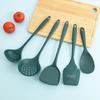 Silicone Kitchenware Set: Non-stick Spatula, High-Temperature Stir-fry, Rice & Soup Spoons, Slotted Spoon