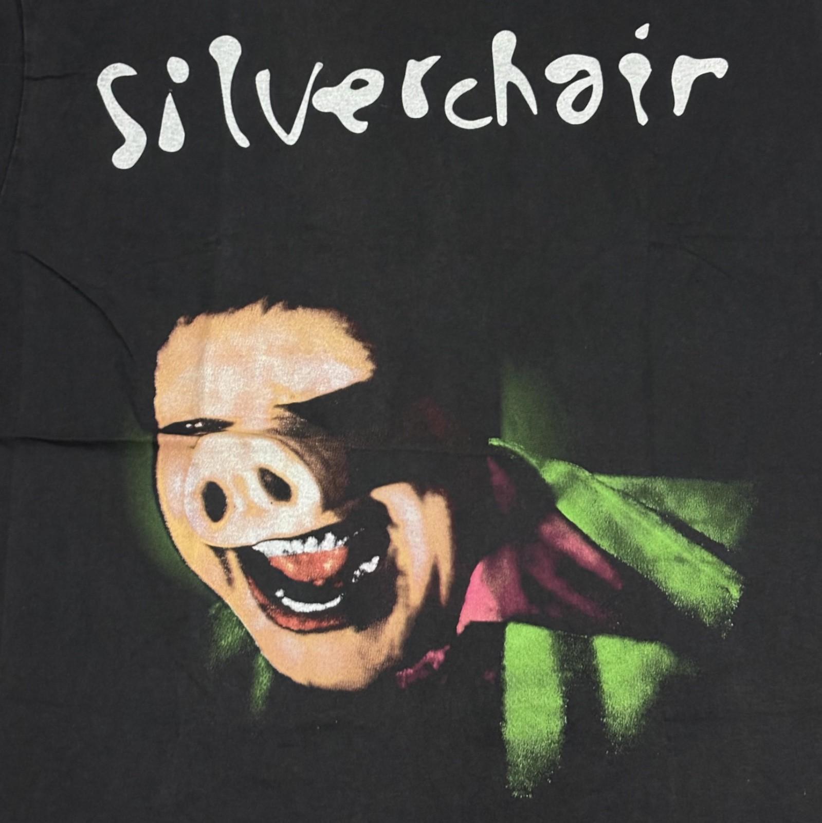 SILVERCHAIR Vintage 1995 FROGSTOMP TOUR PIG MAN 90s Band Size L T-Shirt REPRINT M