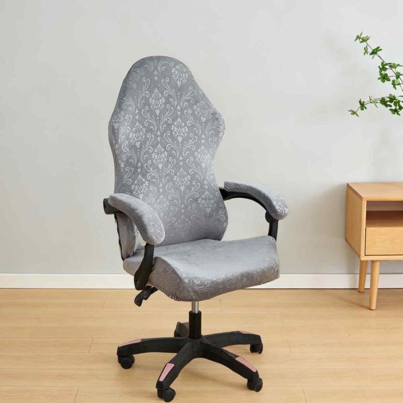 E-sports Gaming Chair Covers Stretchy Velvet Ergonomic Office Computer Game Chair Cover Home Chair SeatCover With Armrest Covers
