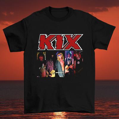 Kix America Rock Band T-Shirt Volle Größe S-5XL Unisex T-Shirt