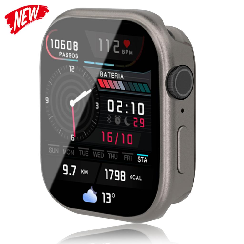 Aolly Case for Apple Watch S11/10 42mm 44 45 46 49mm Full Cover Bumper Shell for Iwatch Series 11 10 9 8 7 6 Screen Protector