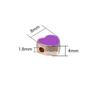 10pcs/lot 8mm Alloy Double Sided Love Heart Beads Multicolor Enamel Loose Spacer Beads For DIY Jewelry Making Necklace Bracelets