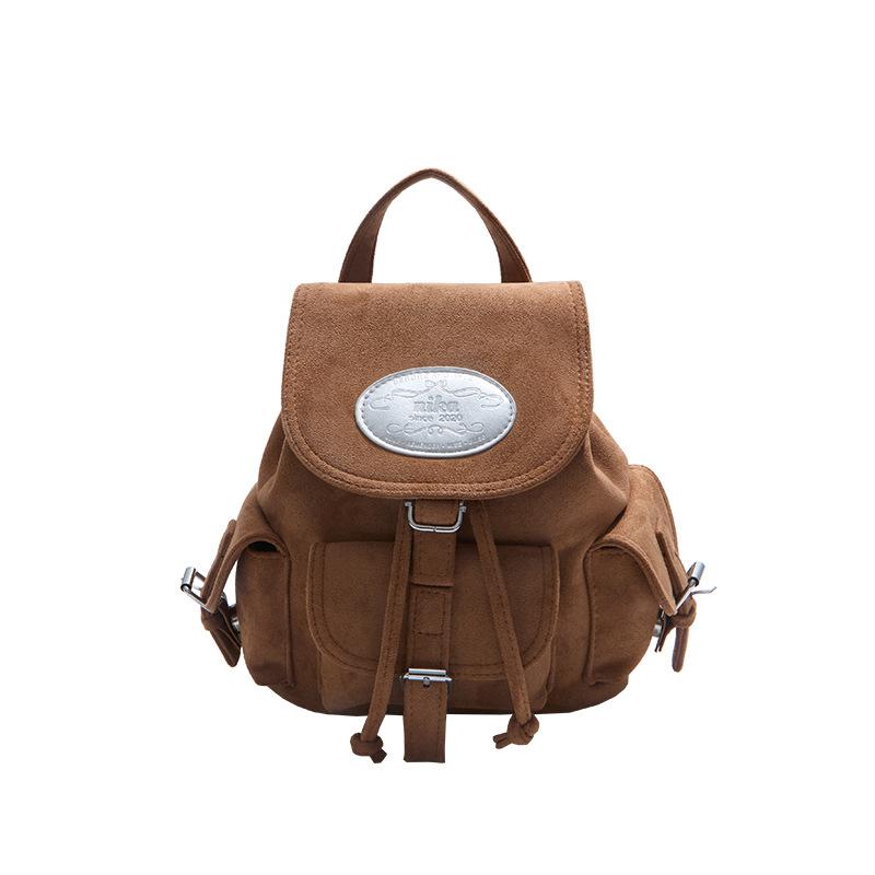 New Korean version of casual simple wind small backpack backpack women travel light travel nylon student schoolbag