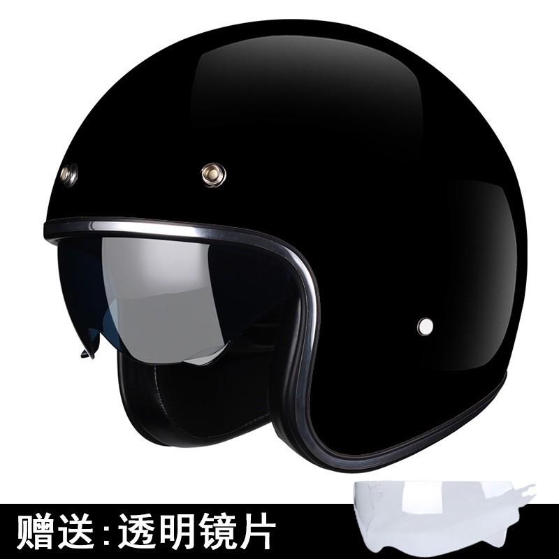 Django Style 3/4 Motorcycle Helmet Men Women ABS Full Face Cover All Season Urban Commuter Scooter