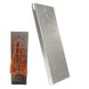 Flame Salmon Board Set Rustproof Stainless Steel Flame Salmon Holder 180 Degree Rotates Adjustable Bracket for Fire Bowls Grills
