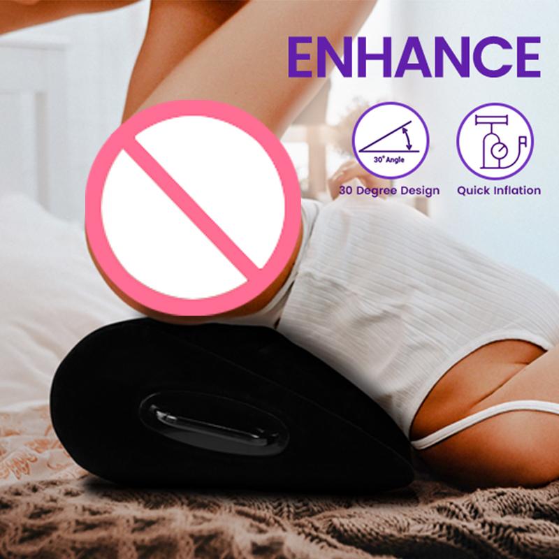 Großes Sexkissen Sexspielzeug für Paare Bett Sexuelles Spielzeug Sextoy Sextoys Tooys für Mann Keil Aufblasbar Paar Kissen Zubehör