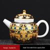 Thangka Art Mutton-Fat Jade Tea Set