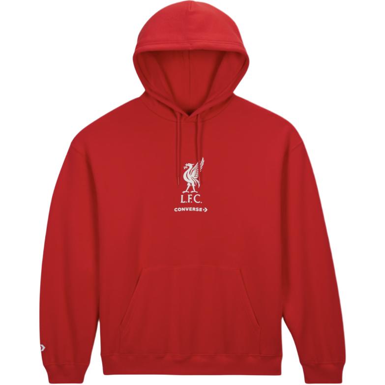 Converse Свитшот Мужской Красный Коллекция Футбольных Мячей Клуба Liverpool 10026265-A02 XS