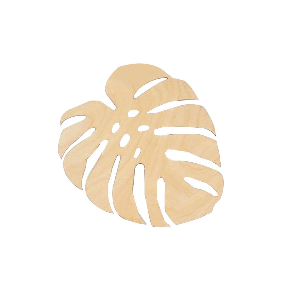 

1 шт. Скандинавское деревянное настенное украшение в виде листа монстеры для детской комнаты, спальни, домашнего декора, для дома, офиса, кафе, настольное украшение