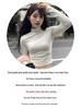 Autumn/Winter Pure Desire Spicy Girl Long-Sleeve Cropped T-shirt: Slimming, Flattering, Versatile Base Layer for Women.