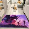 Neon Genesis Evangelion Unit 01 Area Rug, EVA Mecha Floor Mat, Non Slip Carpet for Living Room Bedroom, Anime Home Decor Indoor Rug