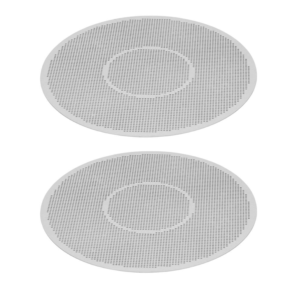 Stainless Steel Disc Coffee Filter, 2 Pieces Reusable Metal Coffee Filter with Tight Mesh Design for Coffee Maker 62mm