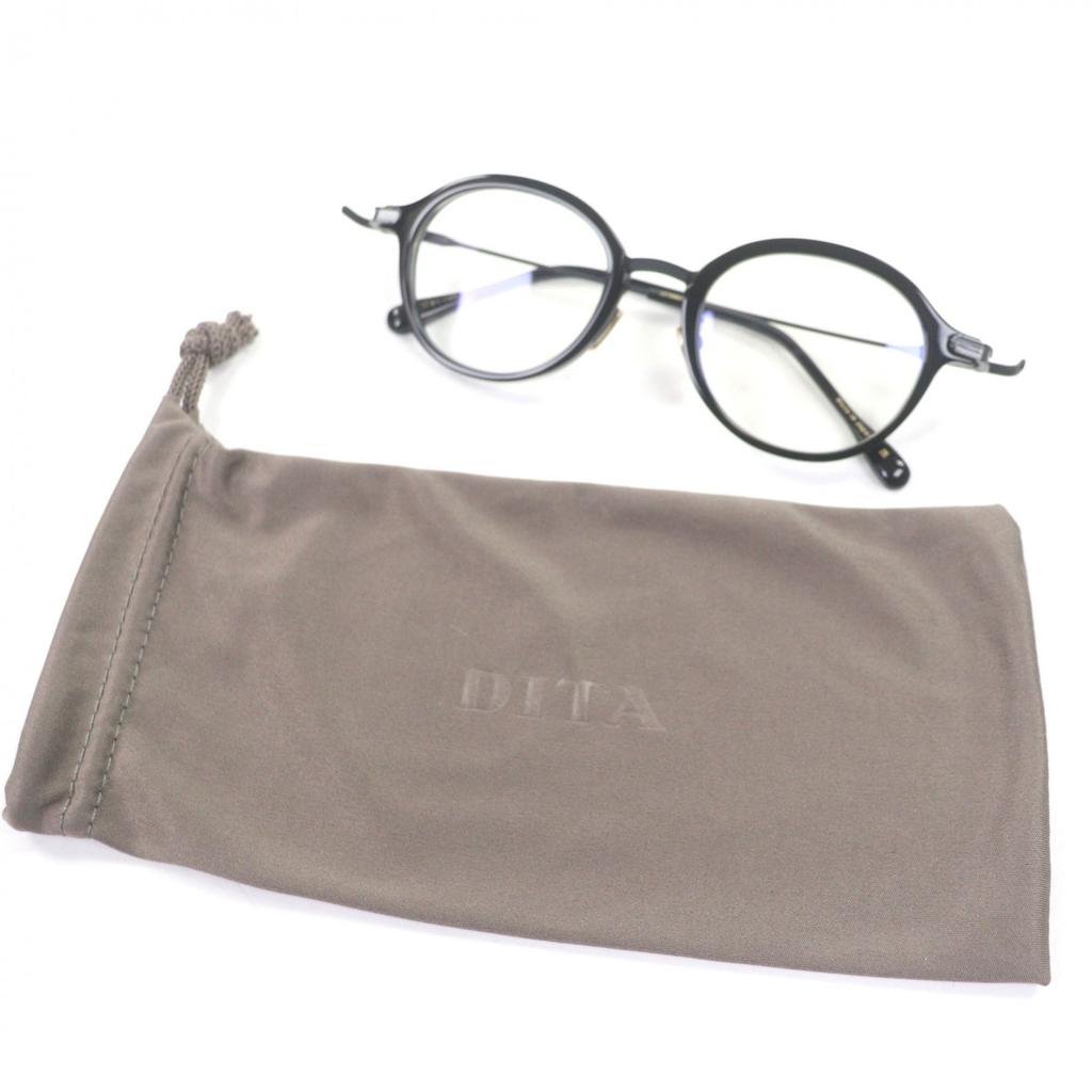 Makellose DITA Brille STATESIDE-FOUR Aktuelles Modell schwarz Herren DTX451-A-06 Gebraucht