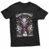Funny Merry Creepmas Christmas Xmas Scary Horror Gothic 100% Cotton T-shirt Mens Tees Top