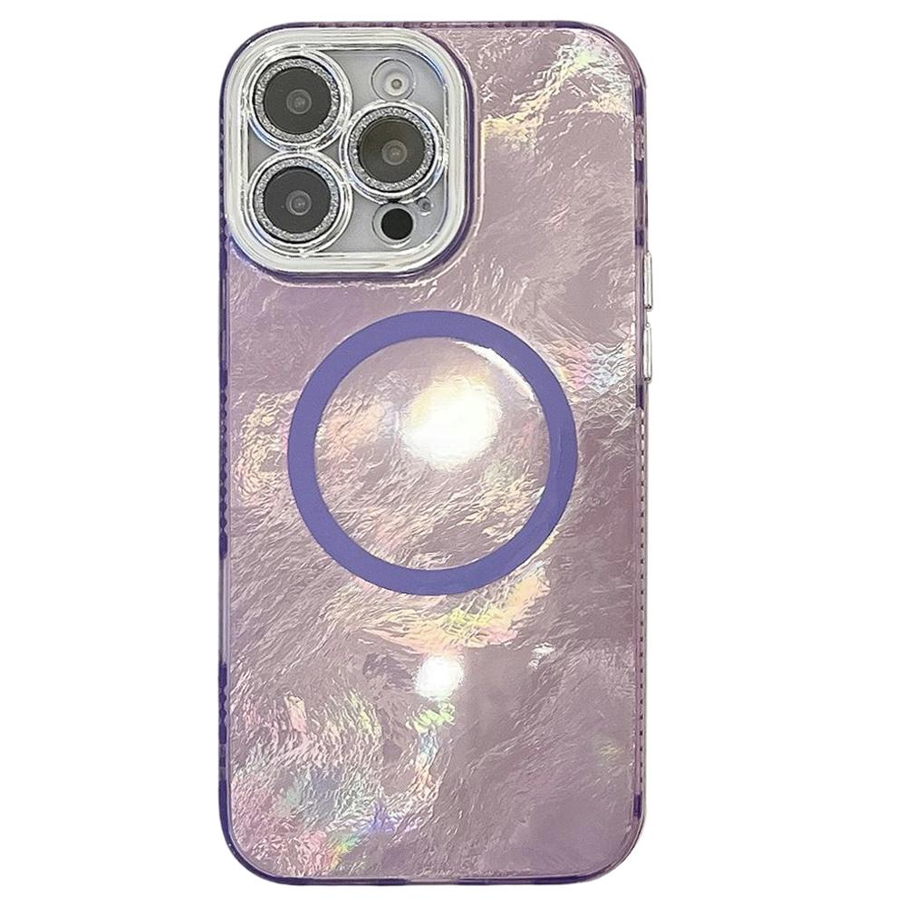 For iPhone 16 Pro Max Case Compatible with MagSafe IMD Design PC+TPU Phone Cover with Glass Lens Film