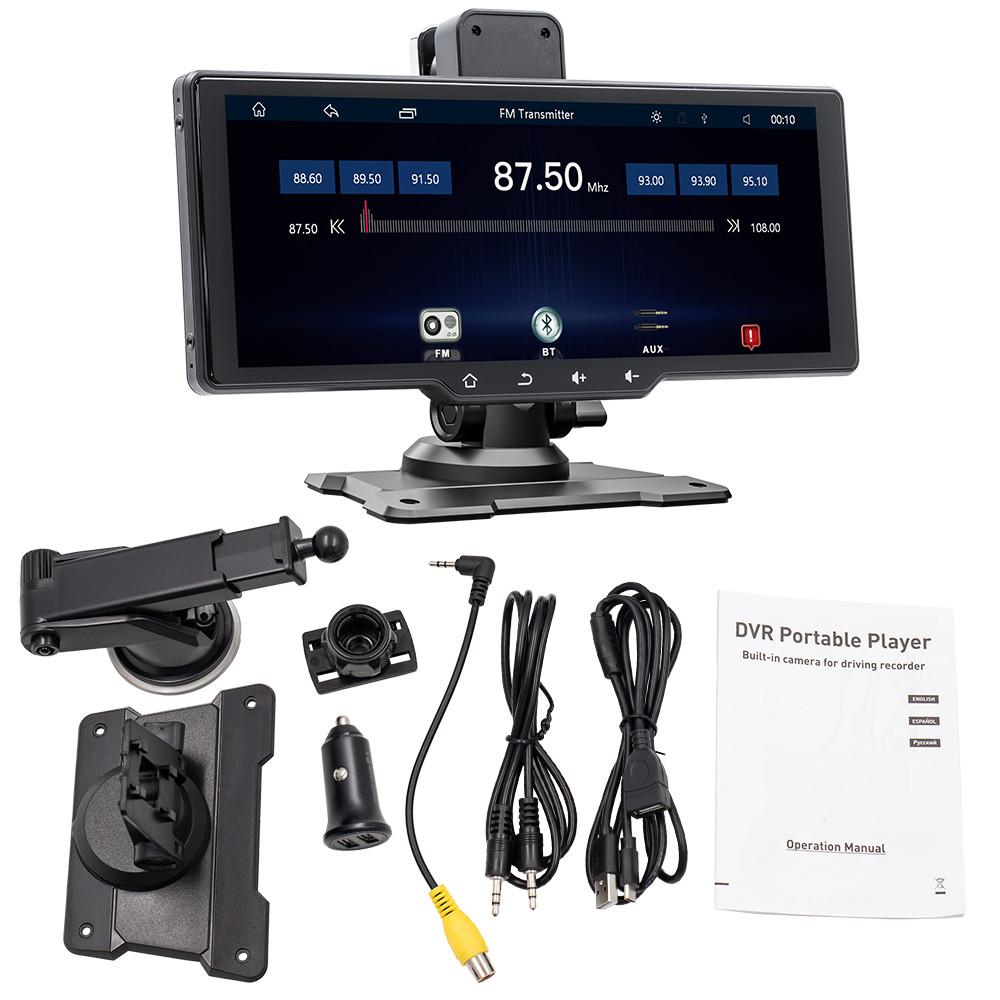 

10.26‘’ Car Monitor with Driving Recorder Car Radio CarPlay Android-Auto Multimedia Video Player Portable Car MP5 Player