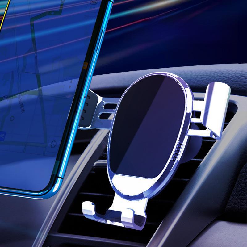 Support de téléphone de voiture avec capteur de gravité en alliage d'aluminium