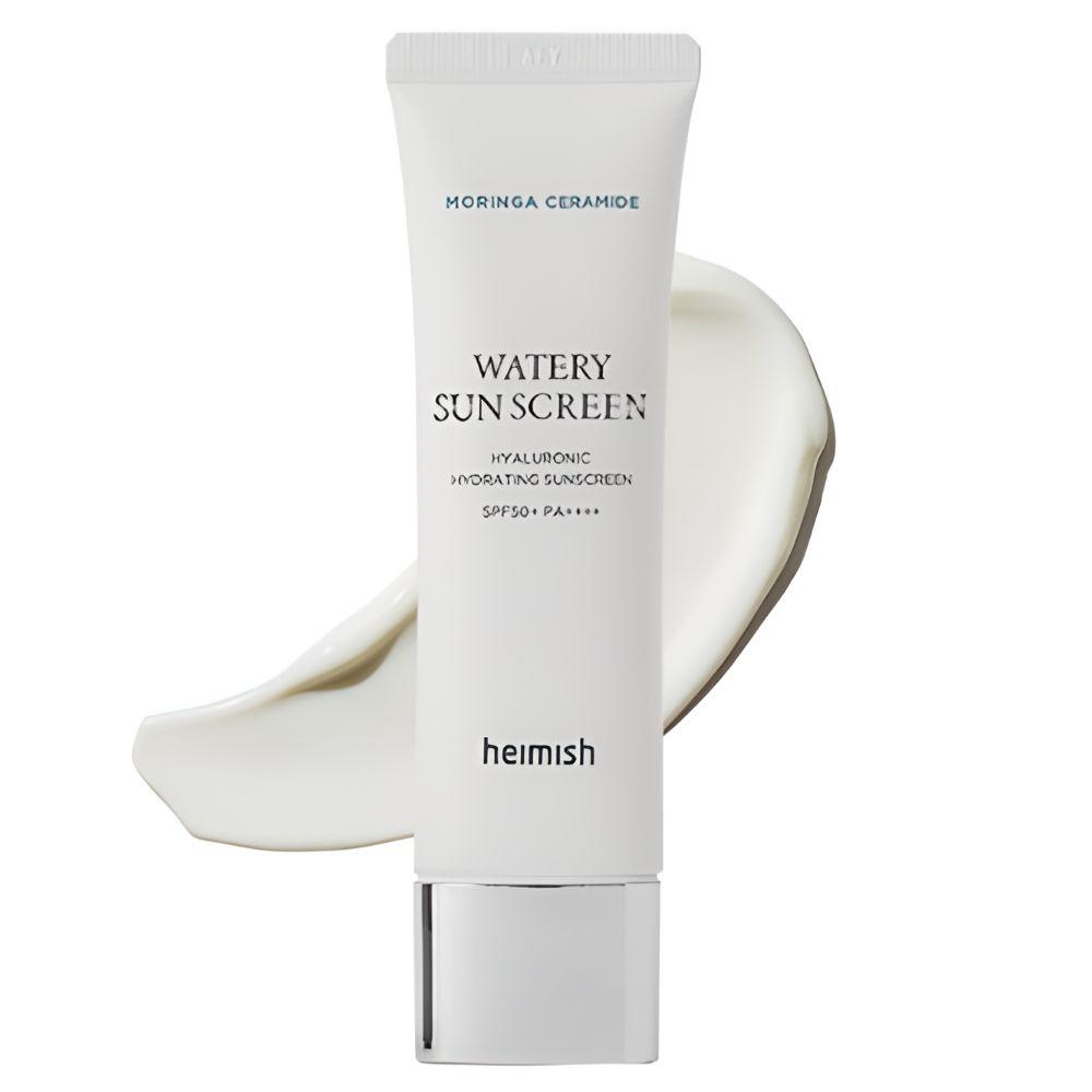 Heimish Moringa Ceramide Hyaluronic Acid Hydrating Watery Sunscreen SPF50+ PA++++ 50ml