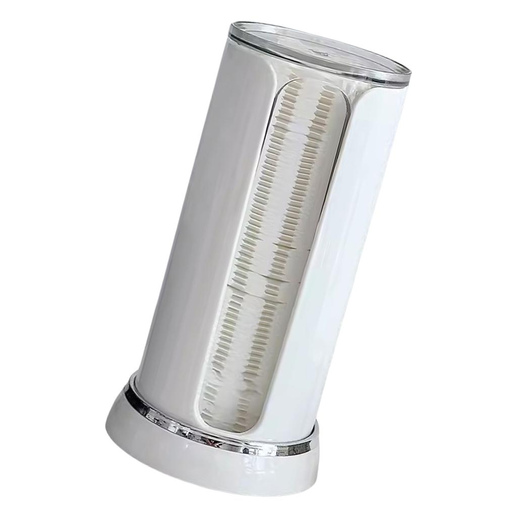 Durabl Cotton Sheets Holder Rotatable Cotton Pad/Sheet Holder Vanity Organizers for Makeup Station Organizing