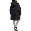 adidas Originals Premium Down Brand Logo Embroidered Long Hooded Down Jacket Women Outerwear Black HS9528