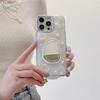 Butterfly Flower Glitter Epoxy Mobile Phone Case For Apple 16 Pearl Iphone17Promax Mirror Women