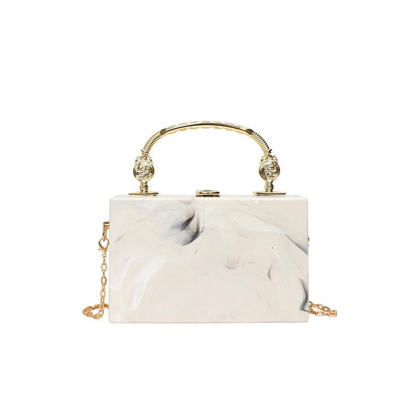 Fashion acrylic rendered spot color women's candy color dinner bag commuter women's shoulder messenger bag