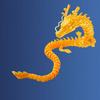 Realistic 3D Printed Dragon Toy 30/45cm Animal Simulation Model  Christmas